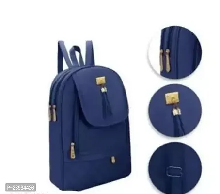 Stylish PU Backpack For Women-thumb0