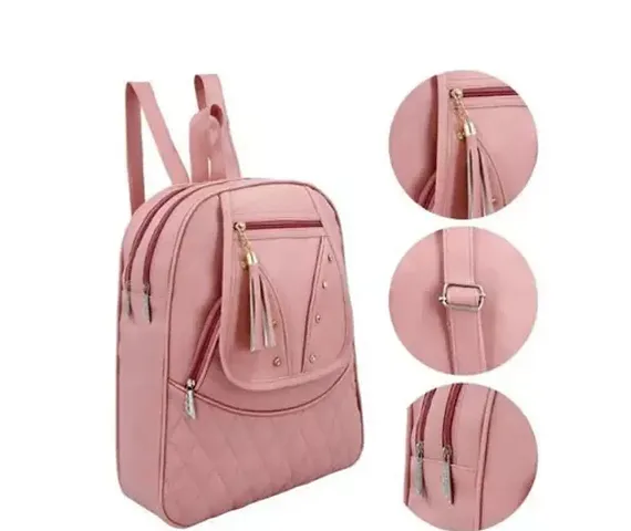 Alluring PU Quilted Backpacks For Women