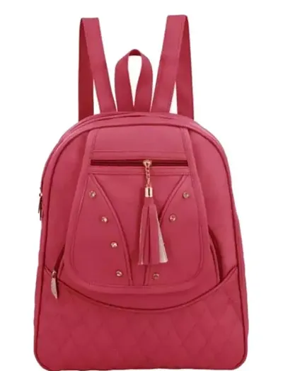 Stylish PU Backpack For Women