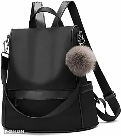 ENVATO Women/Girls Stylish and Fashion Backpack Pack of 1 (BLACK)