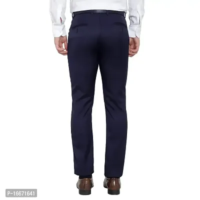 De NoVo Men's Regular Formal Trouser | Stylish Fit Men Wear Pants for Office or Party | Mens Fashion Dress Trousers Pant-thumb5