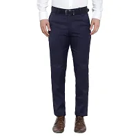 De NoVo Men's Regular Formal Trouser | Stylish Fit Men Wear Pants for Office or Party | Mens Fashion Dress Trousers Pant-thumb1