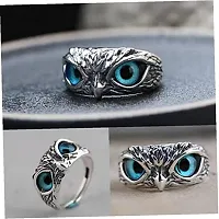 AJS Owl Ring for Women and Girls 316 Stainless Steel Jewelry Gift Comfort Fit | Fashionable Ring For Girls | Perfect Gift For Best Friends, Birthday (Pack of 1-OWL Ring)-thumb4