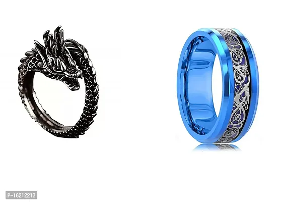 Classic Alloy Ring For Men Pack Of 2
