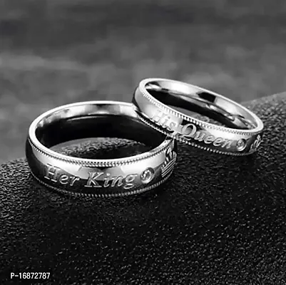 AJS King and Queen lovers valentine couple ring-thumb3