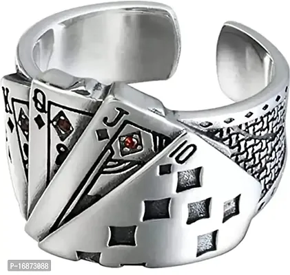 AJS Latest Unisex fashionable Rings (Poker ring)