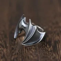 AJS Latest Unisex fashionable Rings (batman-ring)-thumb1