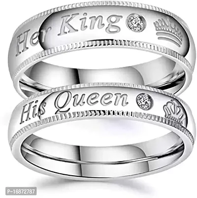 AJS King and Queen lovers valentine couple ring-thumb2