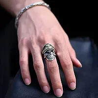 AJS Latest Men's Skull Finger Ring For Men-thumb1