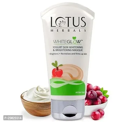 Lotus Herbals White Glow Yogurt Skin Whitening and Brightening Masque, 80g (Pack of 1)-thumb0