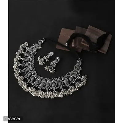 Classic Necklace With Earring For Women