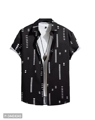 Elegant Cotton Printed Casual Shirts For Men And Boys-thumb0