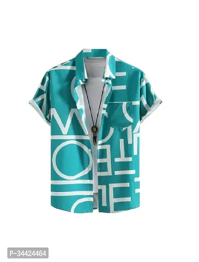 Elegant Cotton Printed Casual Shirts For Men And Boys-thumb0