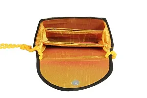 Elite Yellow Polyester Kutchi Sling Bag For Women-thumb2