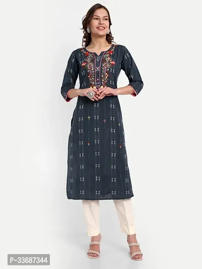 Stylish Cotton Kurta for Women-thumb0