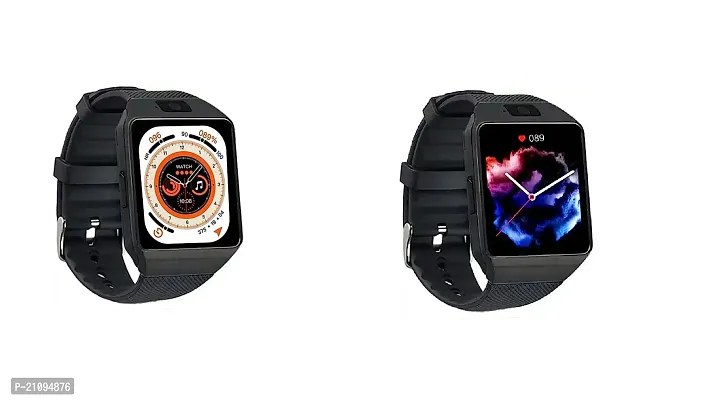 Stylish Rubber Digital Watch For Women Pack of 2-thumb0