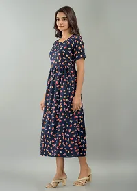 Women's Poly Crepe Printed Dress-thumb2