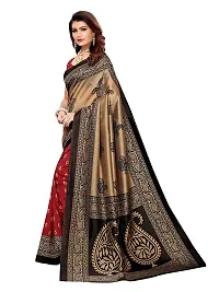 Attractive Art Silk Saree with Blouse piece For WomenPack Of 1-thumb1