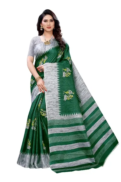 Attractive Art Silk Sarees with Blouse piece