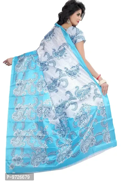 Attractive Art Silk Saree with Blouse piece For WomenPack Of 1-thumb2