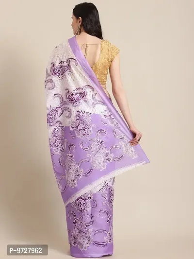 Attractive Art Silk Saree with Blouse piece For WomenPack Of 1-thumb2