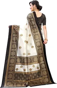 Attractive Art Silk Saree with Blouse piece For WomenPack Of 1-thumb1