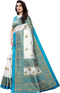 Attractive Art Silk Saree with Blouse piece For WomenPack Of 1-thumb1