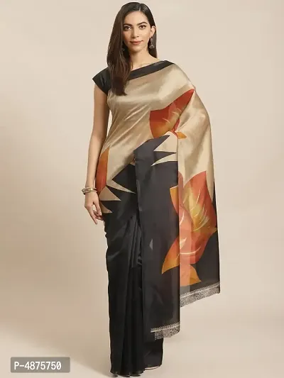 Latest Attractive Art Silk Saree with Blouse piece-thumb0