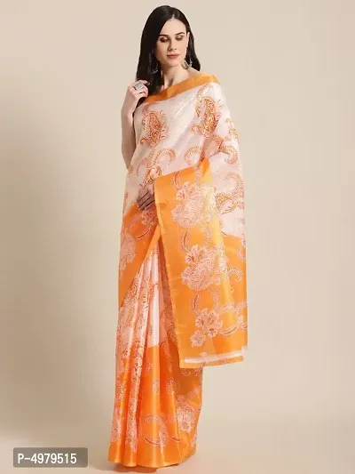 Beautiful Art Silk Saree without Blouse piece-thumb0