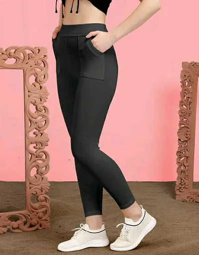 Stylish Solid Jeggings For Women