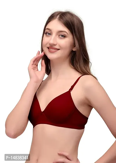 Queen Lingerie Heavy Padded Lycra Bra Set for Every Day Comfort with Multi Color and Wide rang of Size and Unique Pattern-thumb5