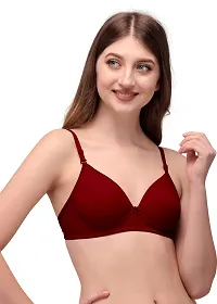 Queen Lingerie Heavy Padded Lycra Bra Set for Every Day Comfort with Multi Color and Wide rang of Size and Unique Pattern-thumb3