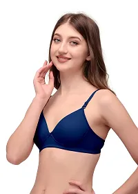 Queen Lingerie Heavy Padded Lycra Bra Set for Every Day Comfort with Multi Color and Wide rang of Size and Unique Pattern-thumb2