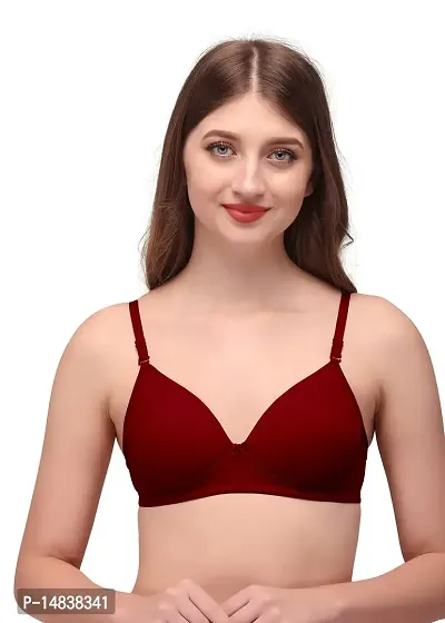 Queen Lingerie Heavy Padded Lycra Bra Set for Every Day Comfort with Multi Color and Wide rang of Size and Unique Pattern-thumb0