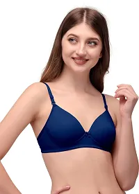 Queen Lingerie Heavy Padded Lycra Bra Set for Every Day Comfort with Multi Color and Wide rang of Size and Unique Pattern-thumb1