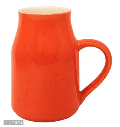 KRAFTALES Cane Orange Fine Tableware Ceramics Coffee Mug, Milk Mug (300 ML Set of 1) for Home,Office,Gifts-thumb0