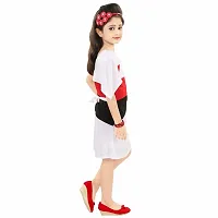 KIRDEE Girls Knee Length Party Dress-thumb2