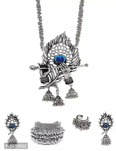 Stylish Fancy Designer Alloy Jewellery Set For Women-thumb0