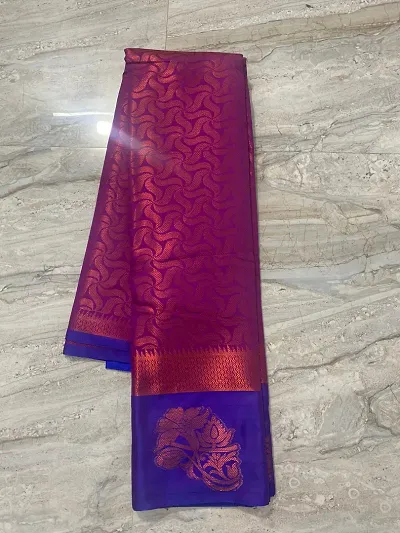 Alluring Silk Cotton Saree with Blouse piece 