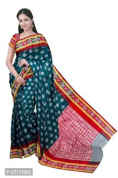 Stylish Green Art Silk Saree With Blouse Piece For Women-thumb0