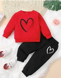 Stylish Black Cotton T-Shirts With Trousers For Kids-thumb1