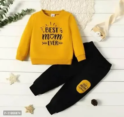 Yellow Cotton T Shirt and Pant Set-thumb0
