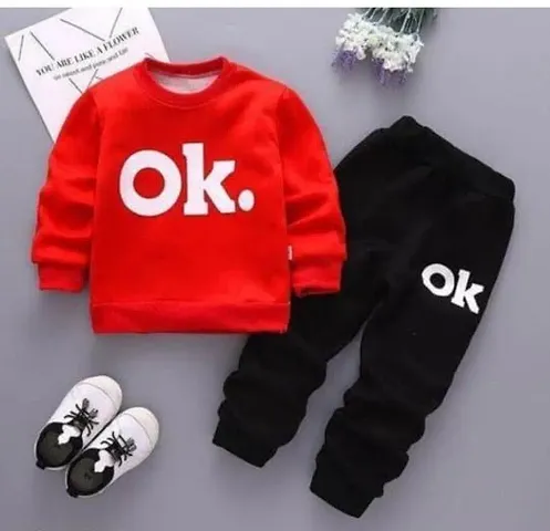 Stylish Fancy Top With Bottom Wear Set For Boys