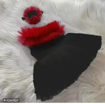 Black And Red  Color Dress  for Baby Girls