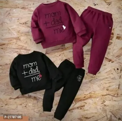 KIDS CLOTH ( MOM + DAD /ME DIL ) BLACK + BLACK ,,,AND,,,MAROON + MAROON///// 2 PCS FULL