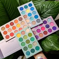 Qumeidie Chafful Beauty Color Board Eyeshadow Palette Eyes Shadow 60 Color Makeup Palette Highlighters Eye Make Up High Pigmented Professional Eye Shadow Mattes And Shimmer Finish, Multicolor-thumb1