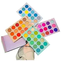 Qumeidie Chafful Beauty Color Board Eyeshadow Palette Eyes Shadow 60 Color Makeup Palette Highlighters Eye Make Up High Pigmented Professional Eye Shadow Mattes And Shimmer Finish, Multicolor-thumb3