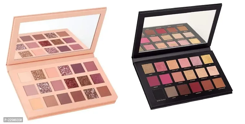 Khelni The New Nude Eyeshadow Palette Makeup Set, Nude, Rose Gold, Shimmery Finish