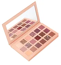 Khelni The New Nude Eyeshadow Palette Makeup Set, Nude, Rose Gold, Shimmery Finish-thumb1