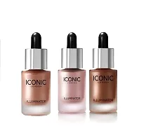 Yorbax Iconic Glow Shine Blossom Liquid Illuminator  Highlighter For Face Makeup-thumb2